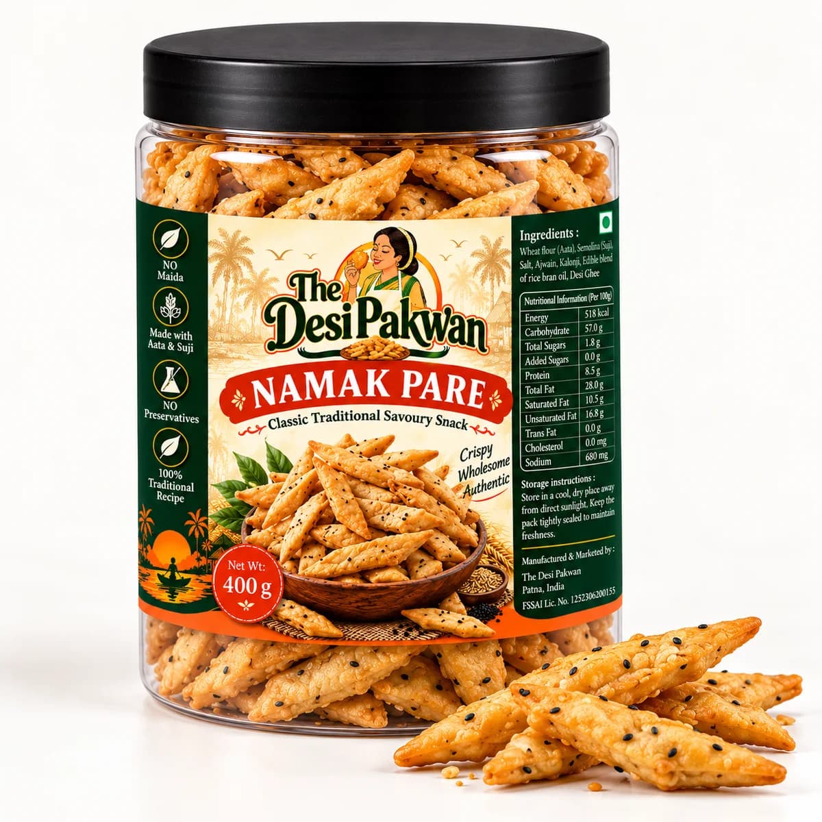 Namak Pare — pack shot